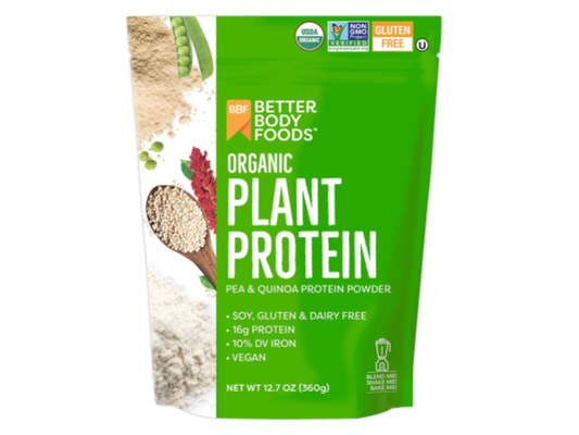 BetterBody Foods Organic Plant Based Protein Powder