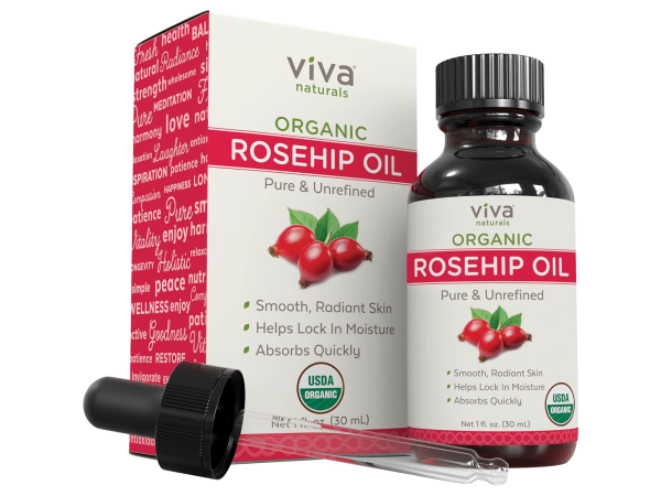 Viva Naturals Organic Rosehip Seed Oil