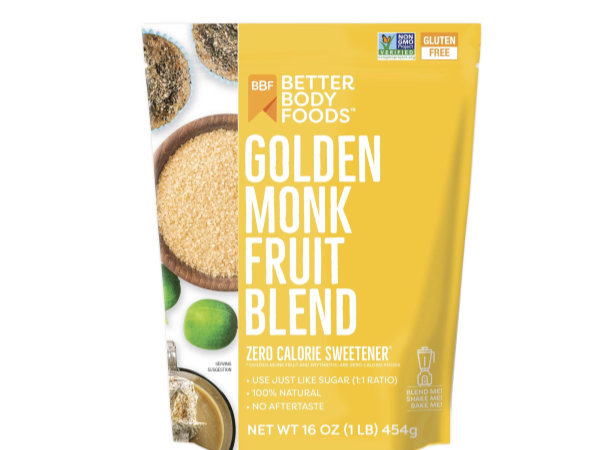 BetterBody Foods Golden Monk Fruit Sweetener Blend