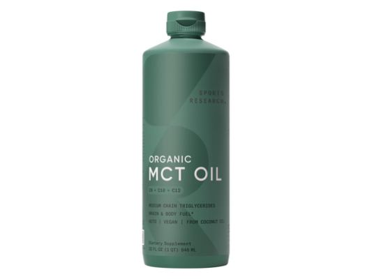 Sports Research Organic MCT Oil (C8, C10, C12)