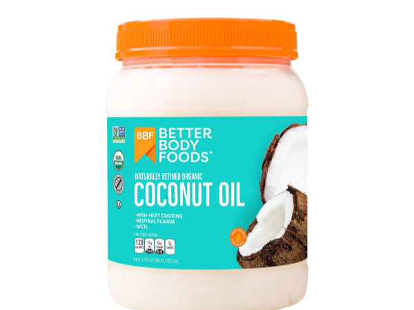 BetterBody Foods Organic, Naturally Refined Coconut Oil