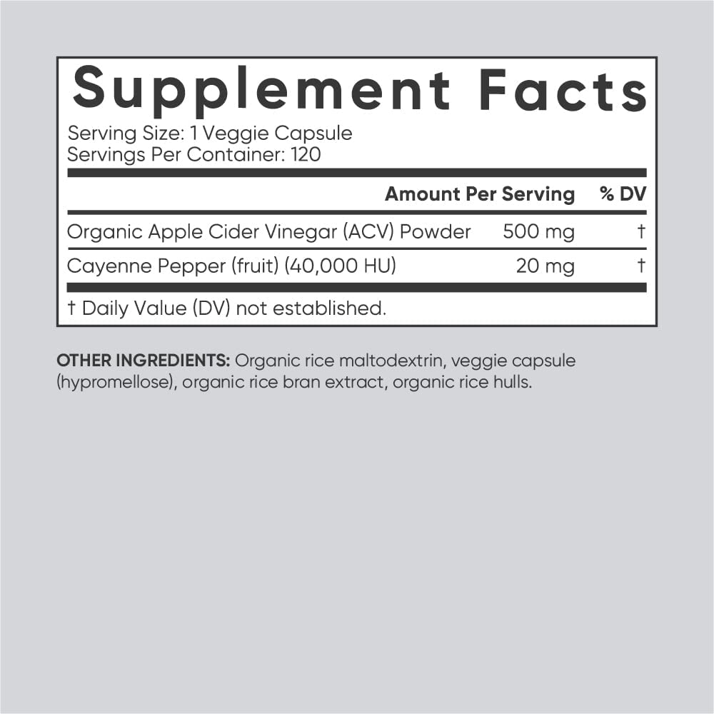 Sports Research Apple Cider Vinegar with Cayenne Pepper