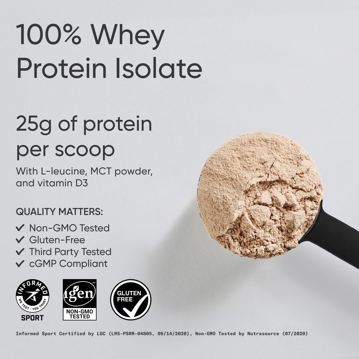 Sports Research Whey Protein Isolate - Dutch Chocolate