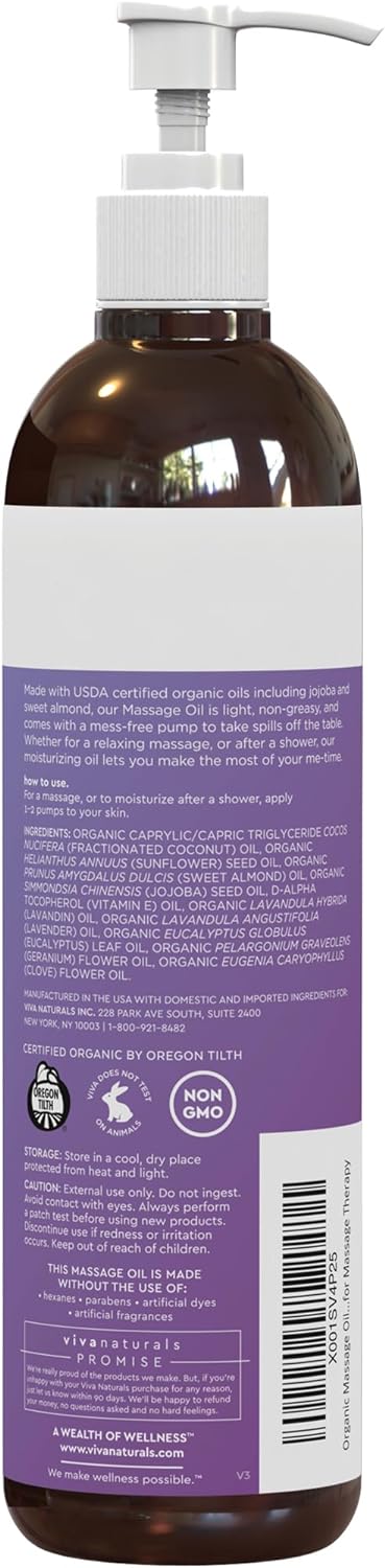 Viva Naturals Organic Massage Oil