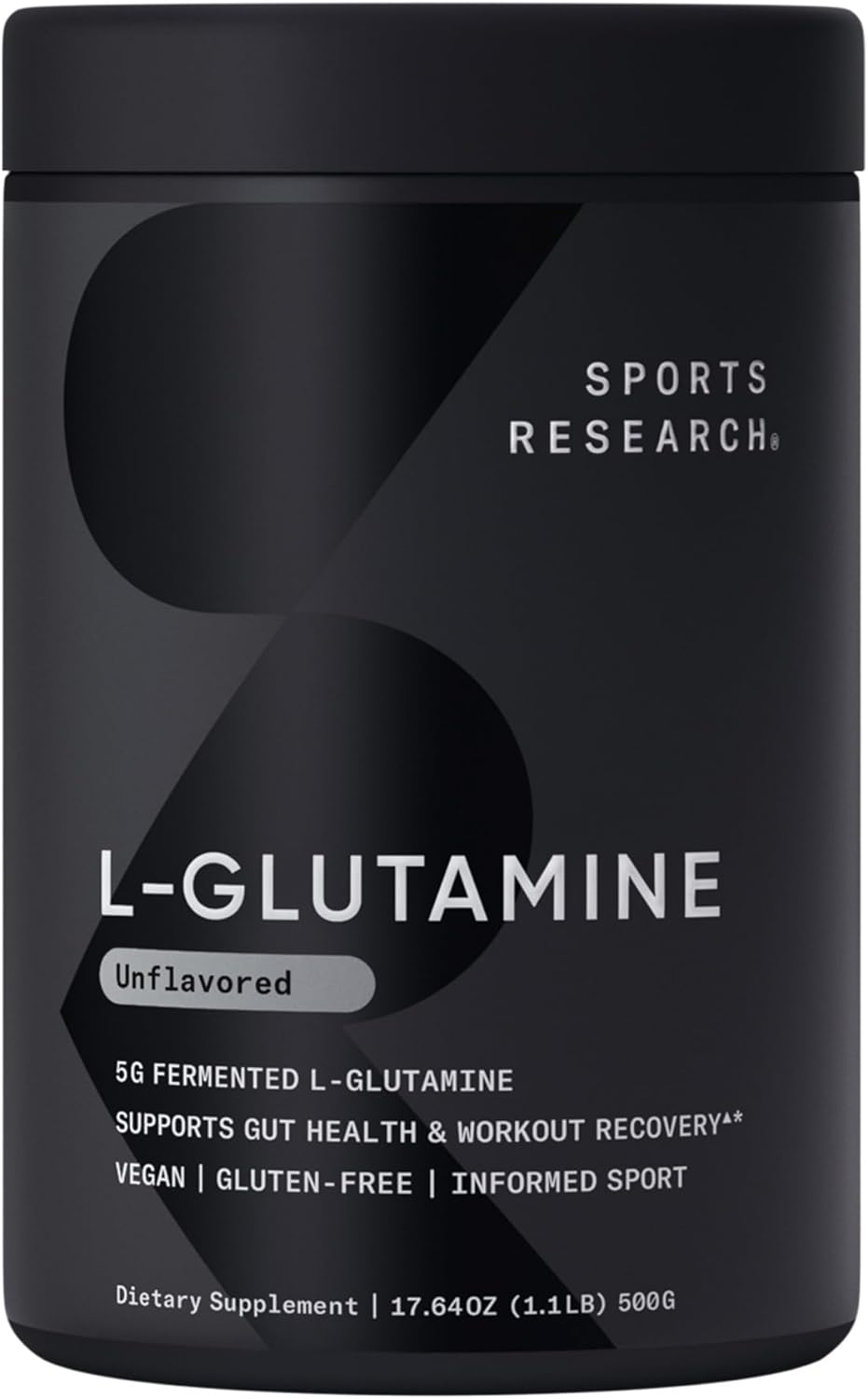 Sports Research L-Glutamine - Workout Recovery, Immune Health & Gut Health Support