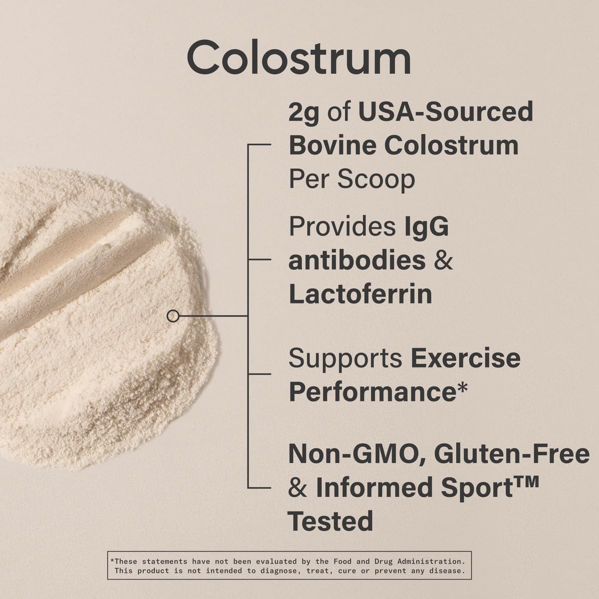 Sports Research® Colostrum Powder - Unflavored