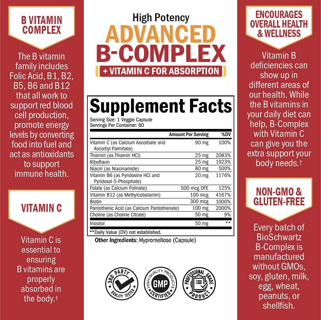 BioSchwartz Vitamin B Complex with Vitamin C