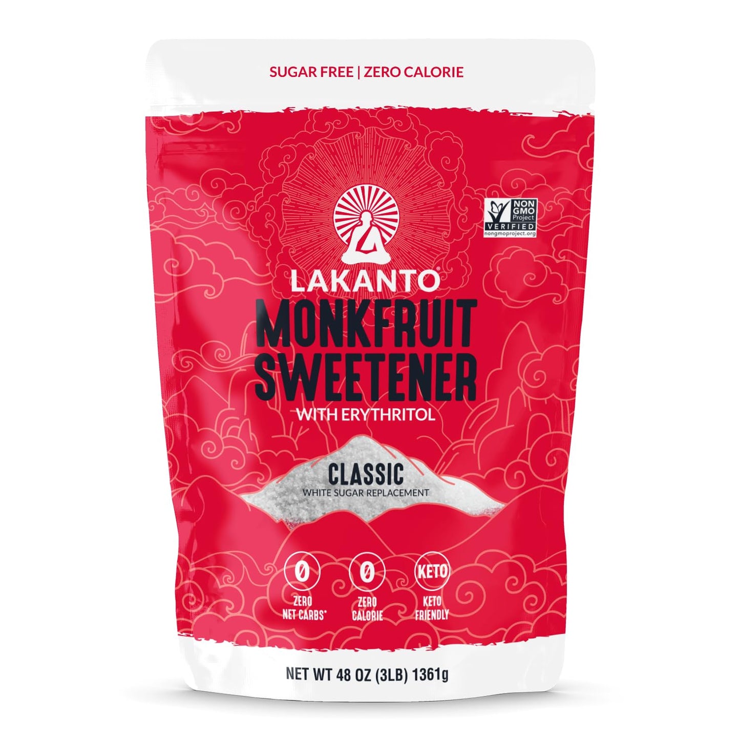 Lakanto Classic Monk Fruit Sweetener with Erythritol