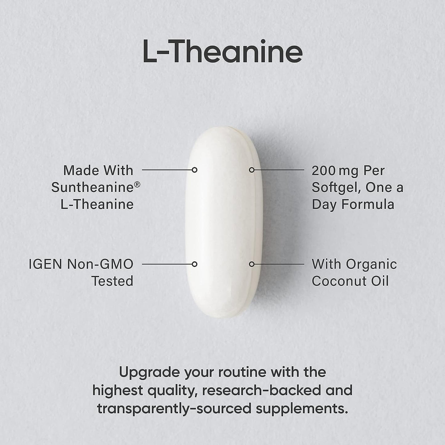 Sports Research L-Theanine with Coconut Oil