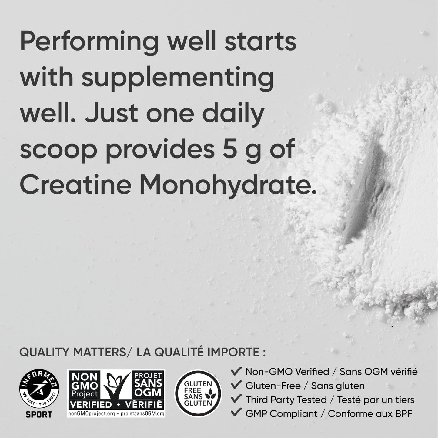 Sports Research Creatine Monohydrate - Gain Lean Muscle – GoldenVita
