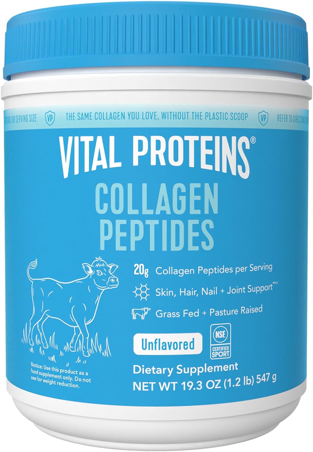 Vital Proteins Collagen Peptides Powder, Unflavored 19.3 OZ