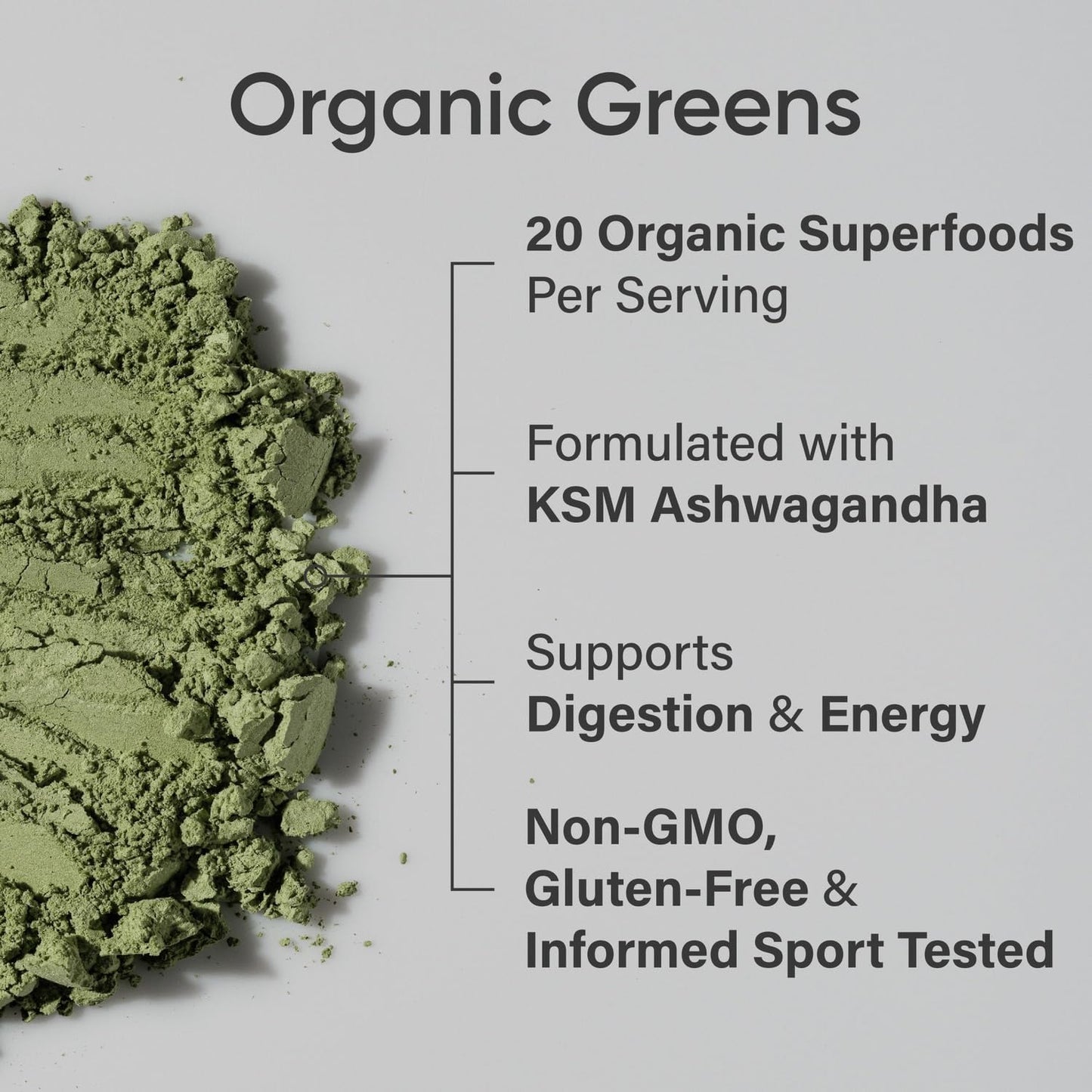 Sports Research® Organic Greens Superfood Powder Original