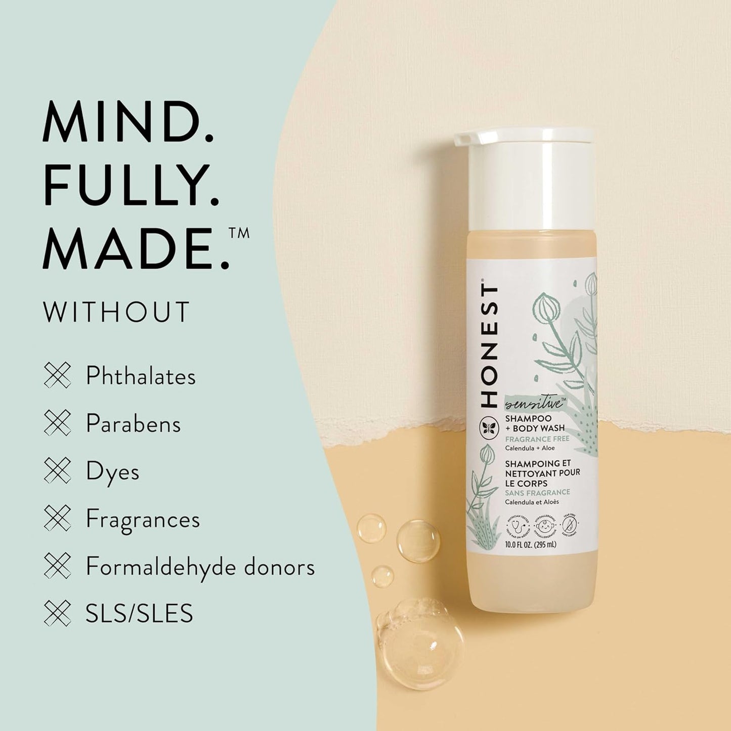 The Honest Company 2-in-1 Cleansing Shampoo + Body Wash