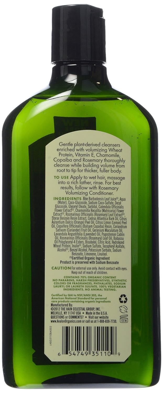 Avalon Organics Volumizing Rosemary Shampoo