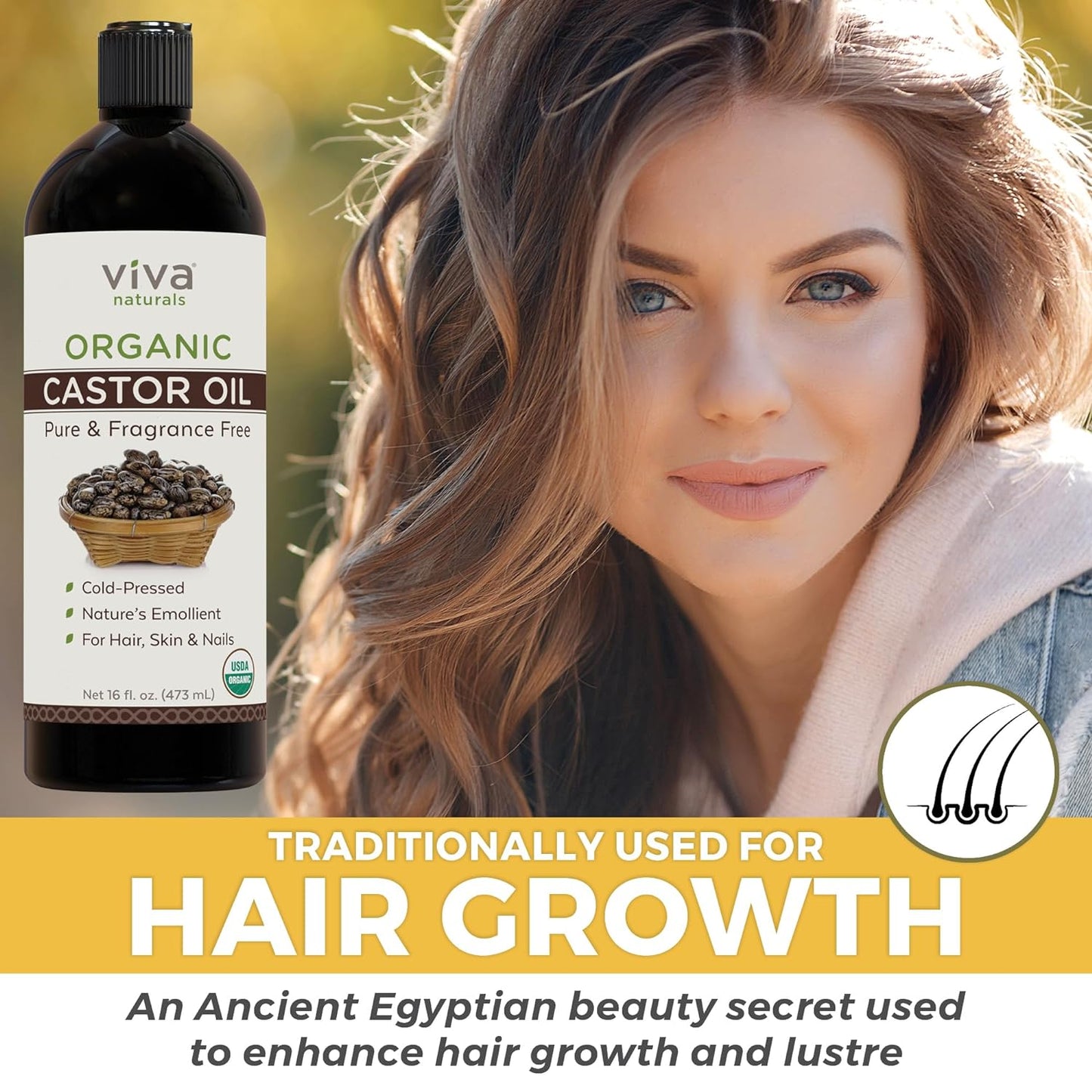 Viva Naturals Organic Castor Oil