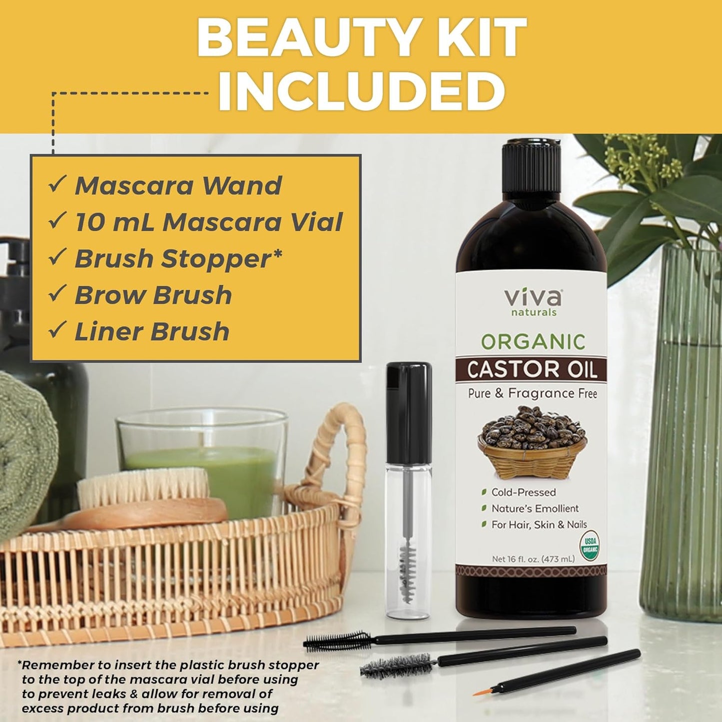 Viva Naturals Organic Castor Oil