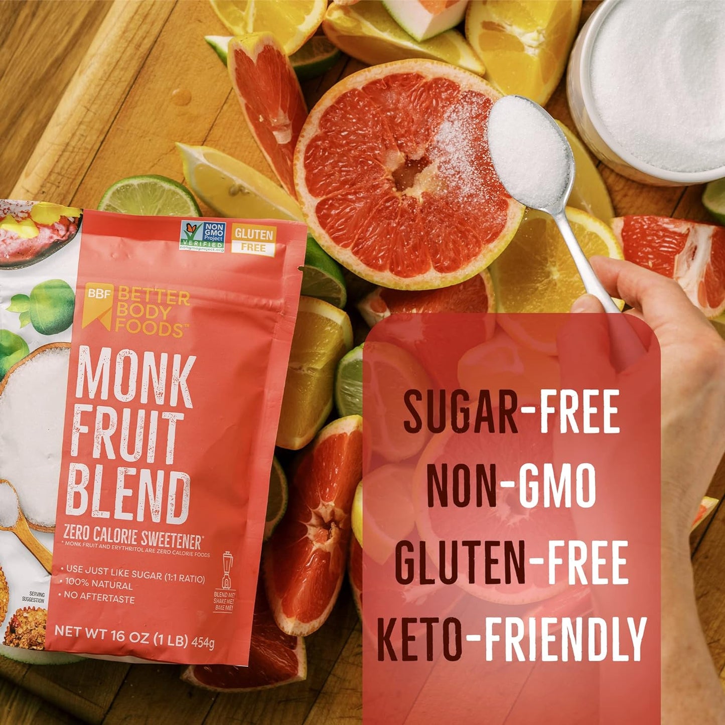 BetterBody Foods Monk Fruit Sweetener Blend