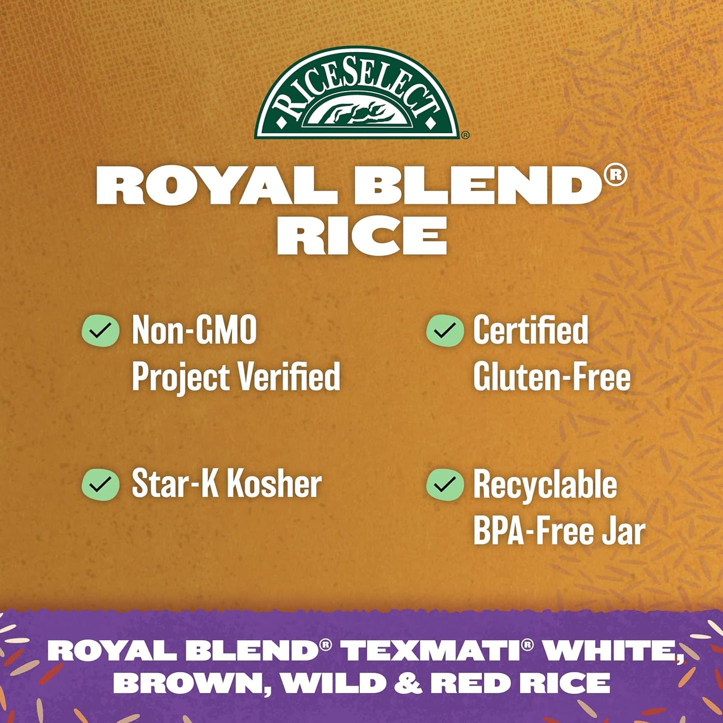 RiceSelect Royal Blend, Blend Of Texmati White, Brown, Red, And Wild Rice