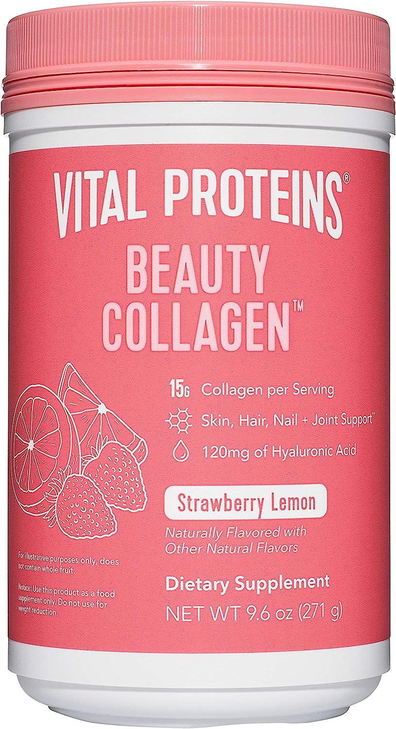 Vital Proteins, Beauty Collagen, Strawberry Lemon