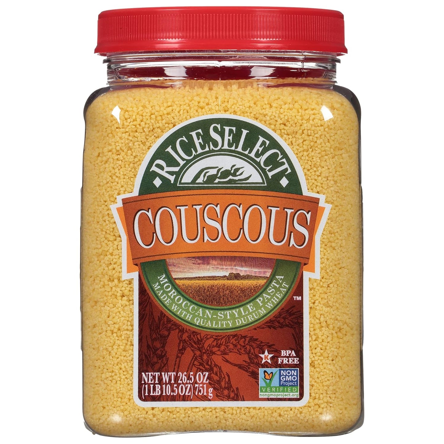 RiceSelect Couscous Moroccan-Style Wheat Couscous Pasta