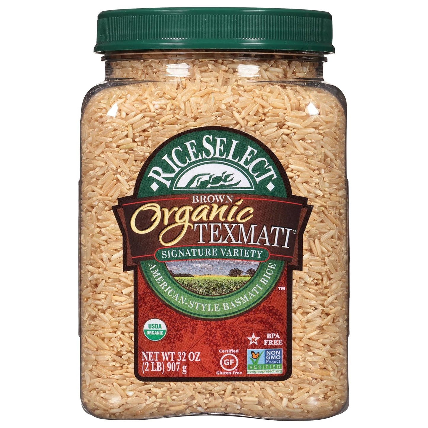 RiceSelect Organic Texmati Brown Basmati Rice