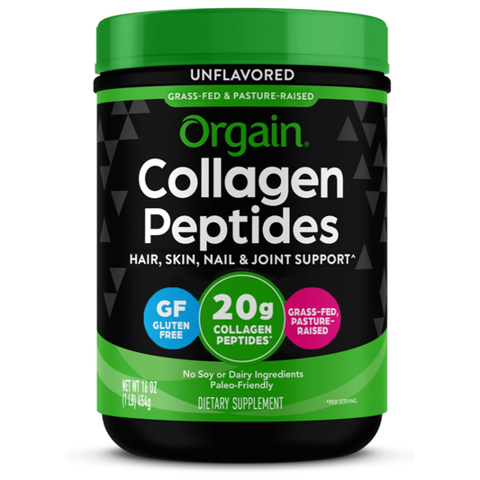 Orgain Grass Fed Pasture Raised Collagen Peptides