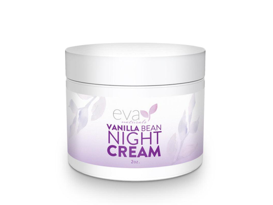 Eva Naturals, Vanilla Bean Night Cream Face Moisturizer