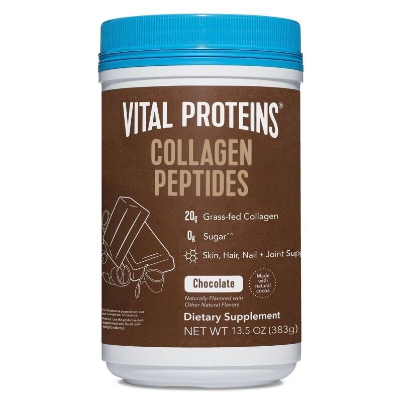 Vital Proteins Chocolate Collagen Powder, Chocolate Flavor, 13.5 OZ
