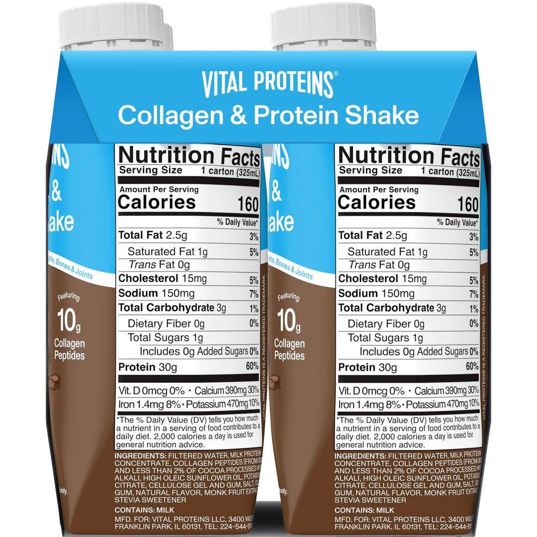 Vital Proteins Chocolate Collagen & Protein Shake