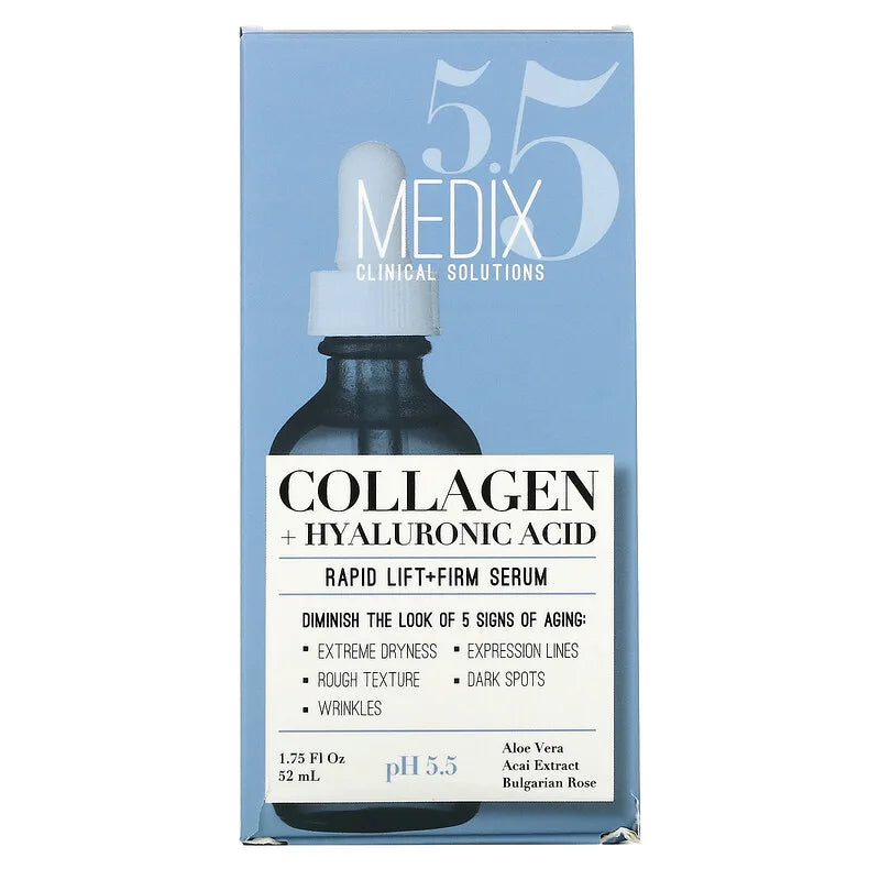 Medix 5.5, Collagen + Hyaluronic Acid, Rapid Lift + Firm Serum