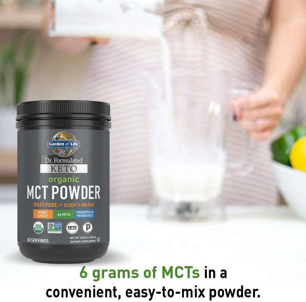 Dr. Formulated Keto Organic MCT 10.58oz (300g) Powder