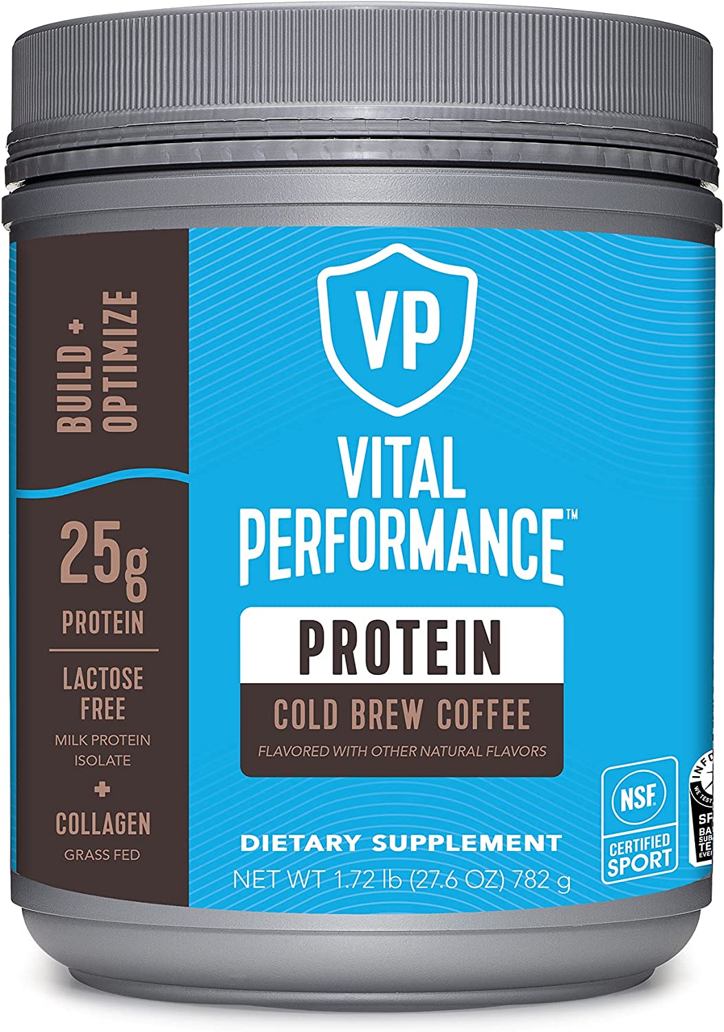 Vital Proteins, Vital Performance Protein, Cold Brew Coffee