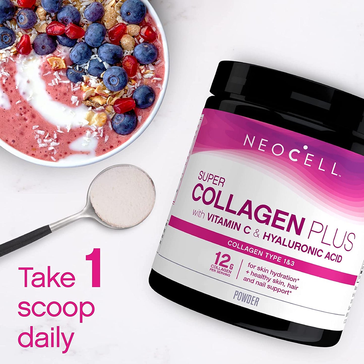 NeoCell Super Collagen Peptides Powder, Unflavored