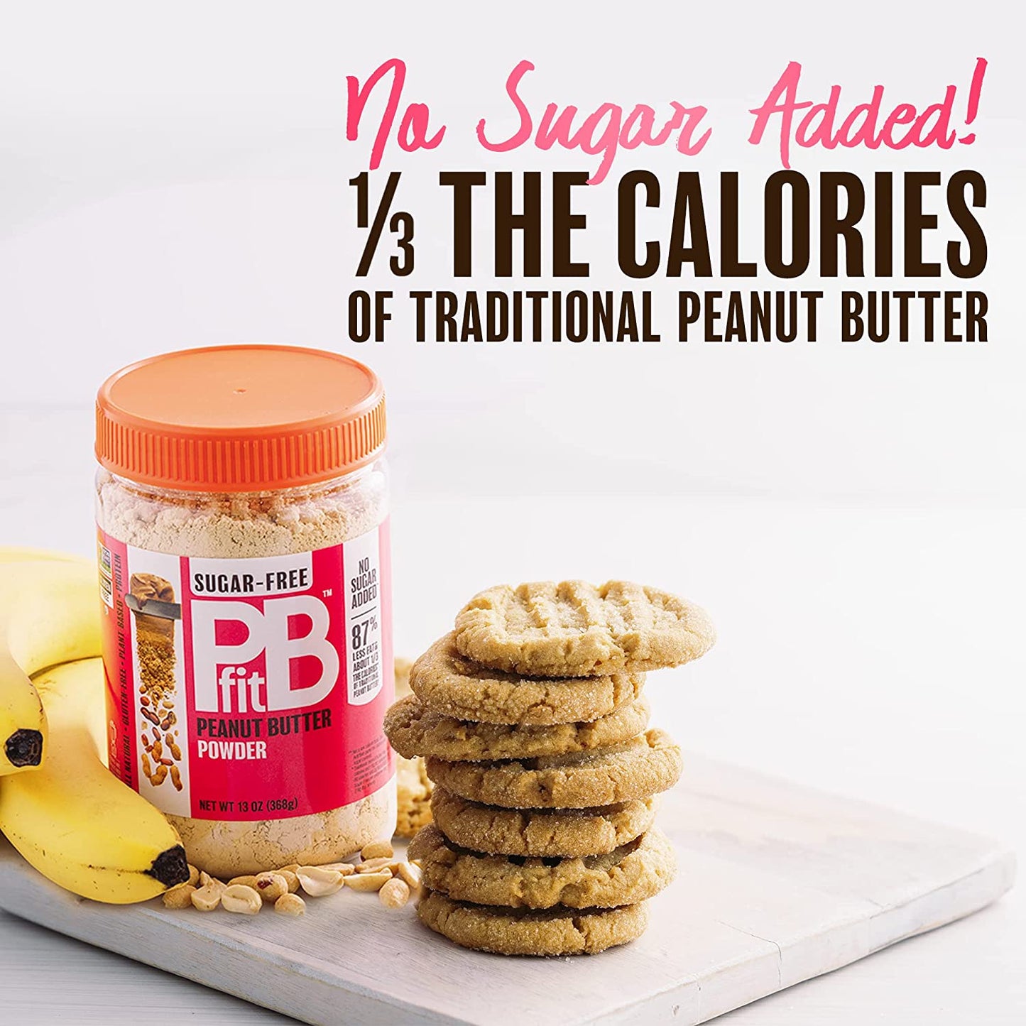 PBfit, Peanut Butter Powder, Sugar-Free , 13 oz (368 g)