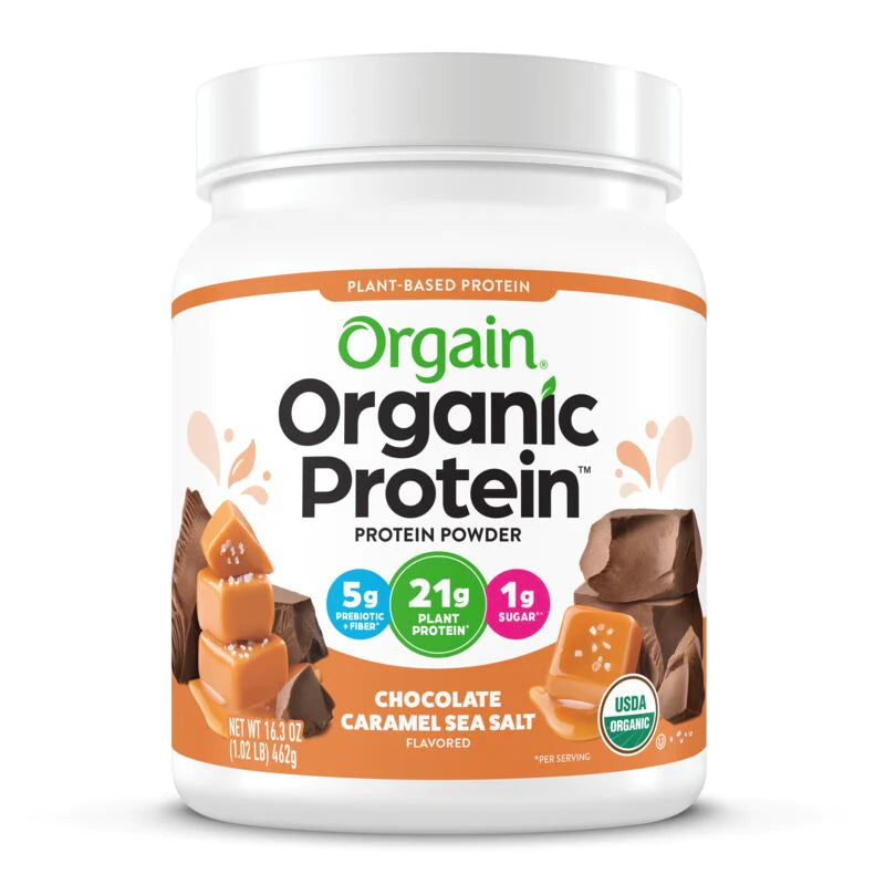Organic Protein™ Plant Based Protein Powder - Chocolate Caramel Sea Salt