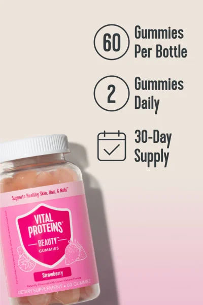 Vital Proteins, Beauty Gummies, Strawberry