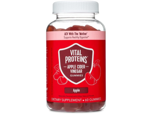 Vital Proteins, Apple Cider Vinegar Gummies, Apple, 60 Gummies